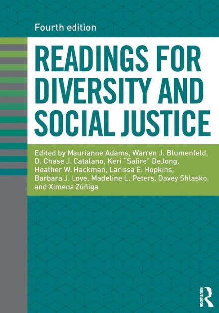 Summary: Like Anderson’s anthology, this<b> book</b> is invaluable for understanding the modern social justice movement, which is rooted in critical theory. . Readings for diversity and social justice 4th edition sparknotes